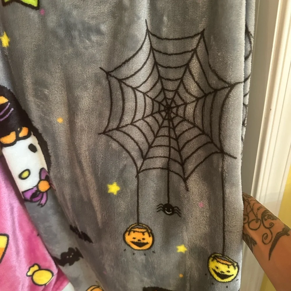 Hello Kitty Halloween Blanket Throw Bundle